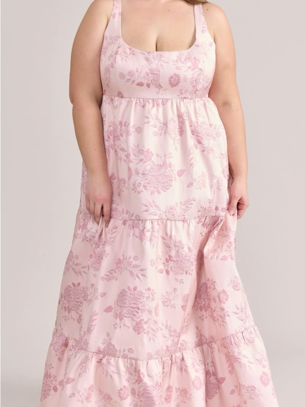 Revelry Pink Floral Maxi Dress